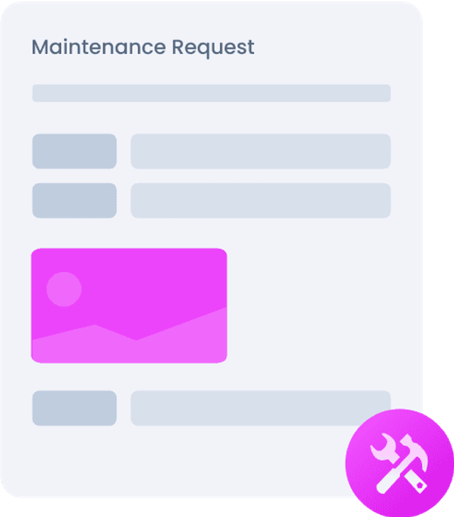 Maintenance requests